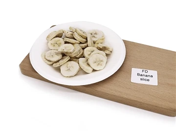 Užšaldytų džiovintų bananų mitybos faktai